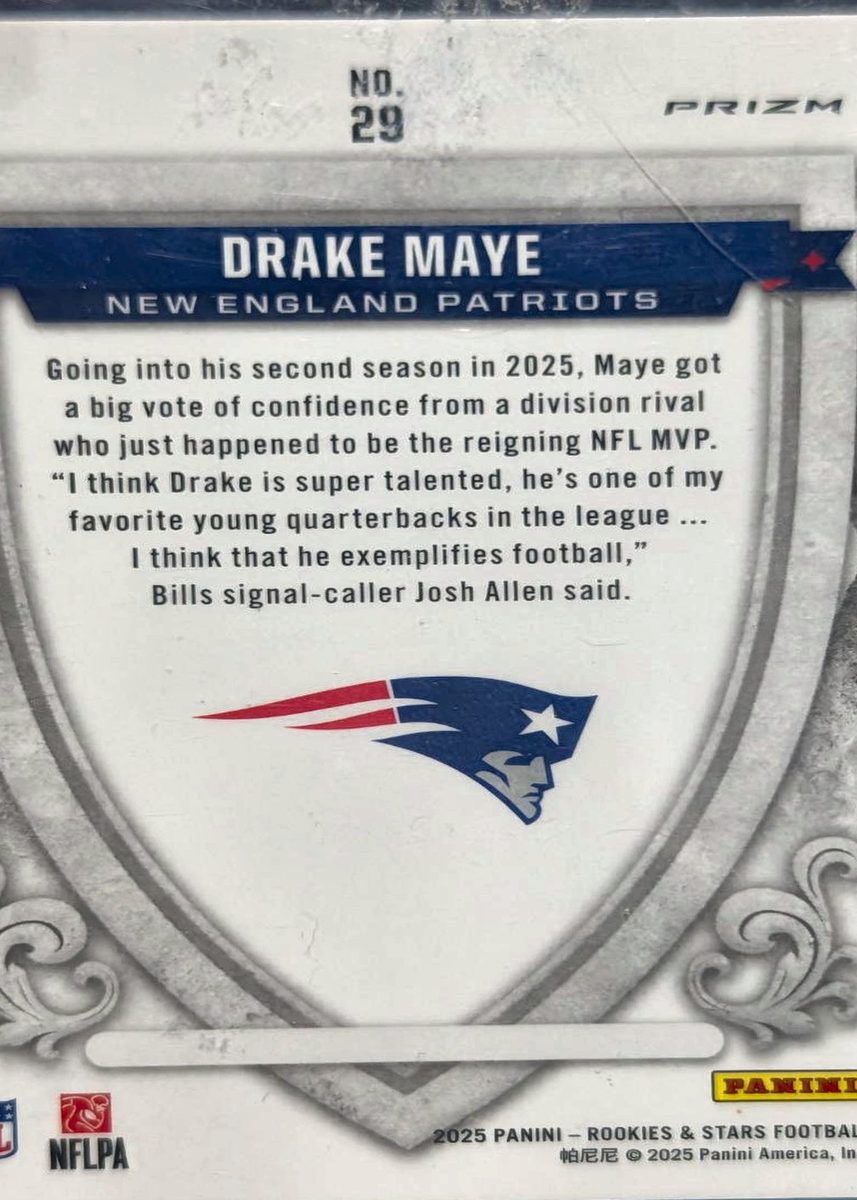 Drake Maye — back
