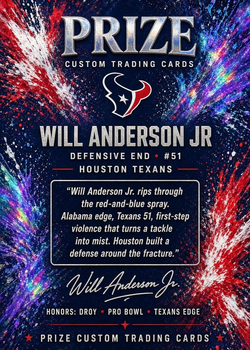 Will Anderson Jr. — back